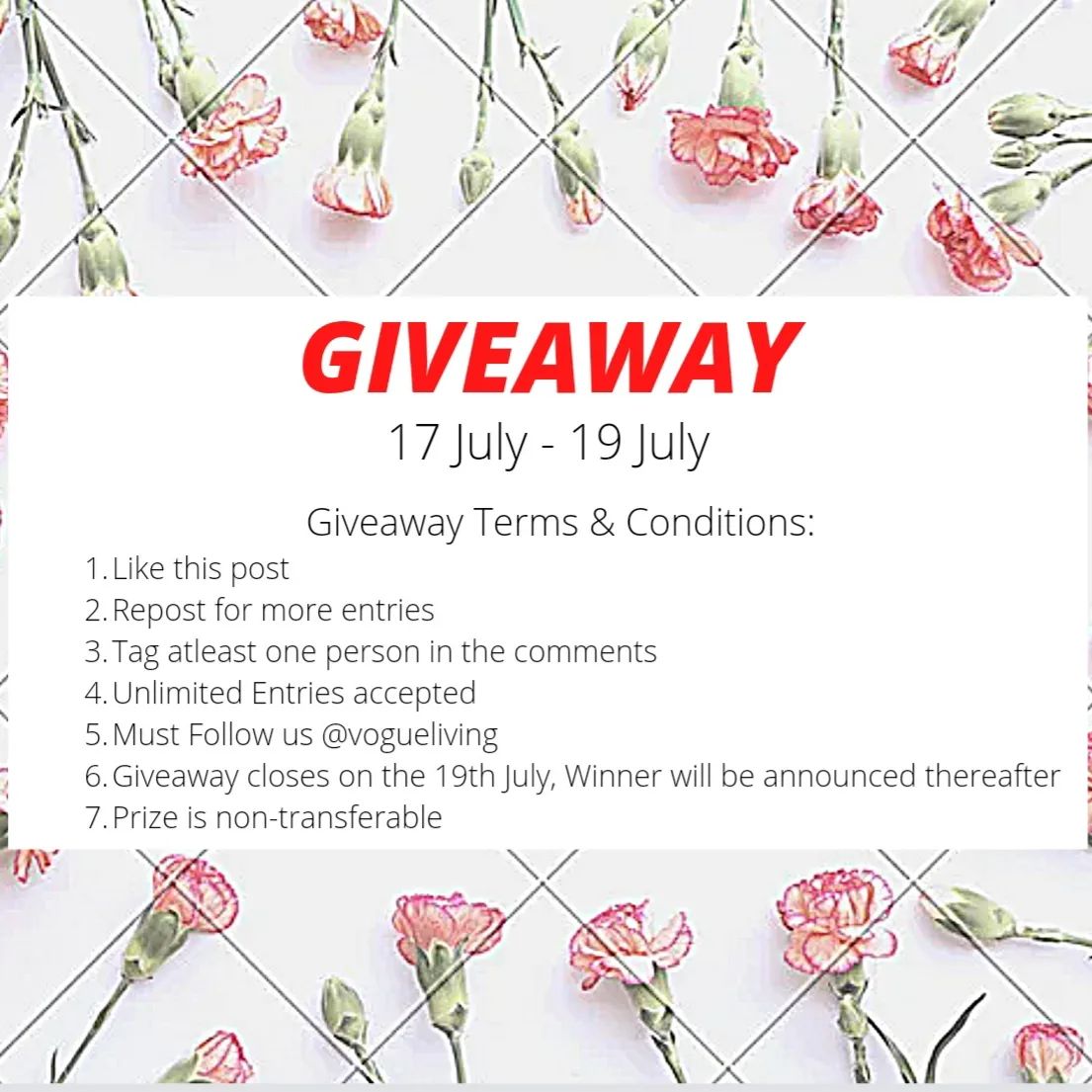 Instagram contest