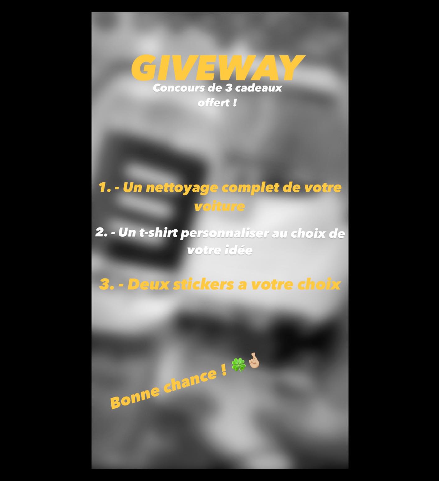 Instagram contest