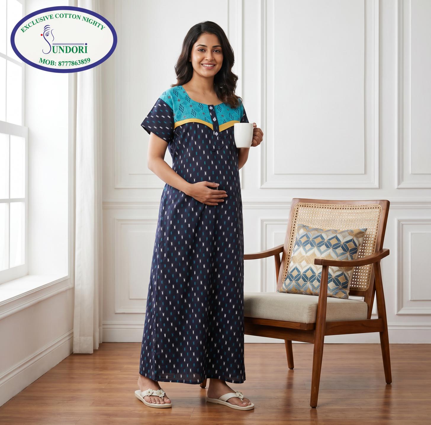 Mother Breastfeeding nighty thumbnail 2