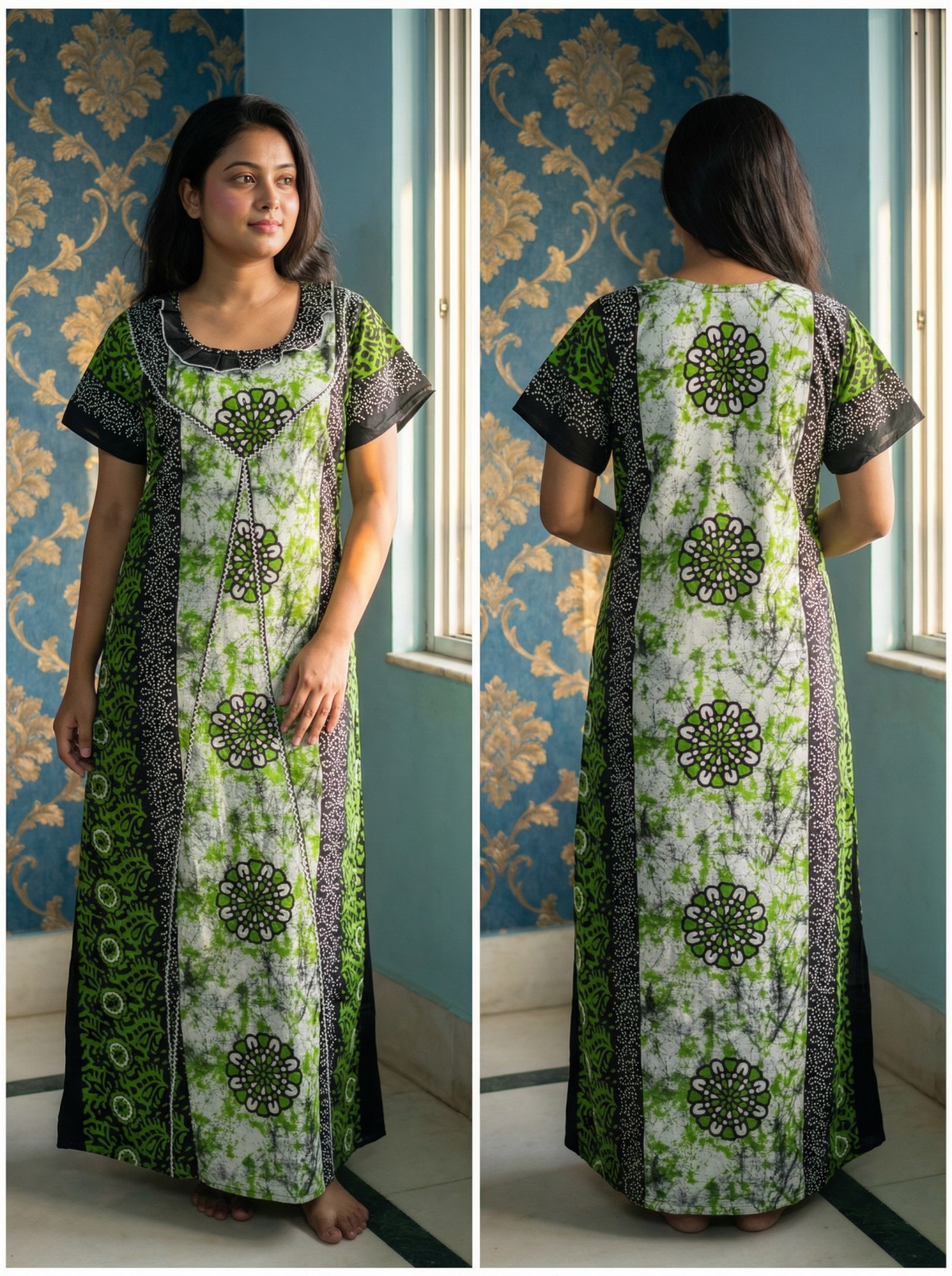 Batik A-line nighty