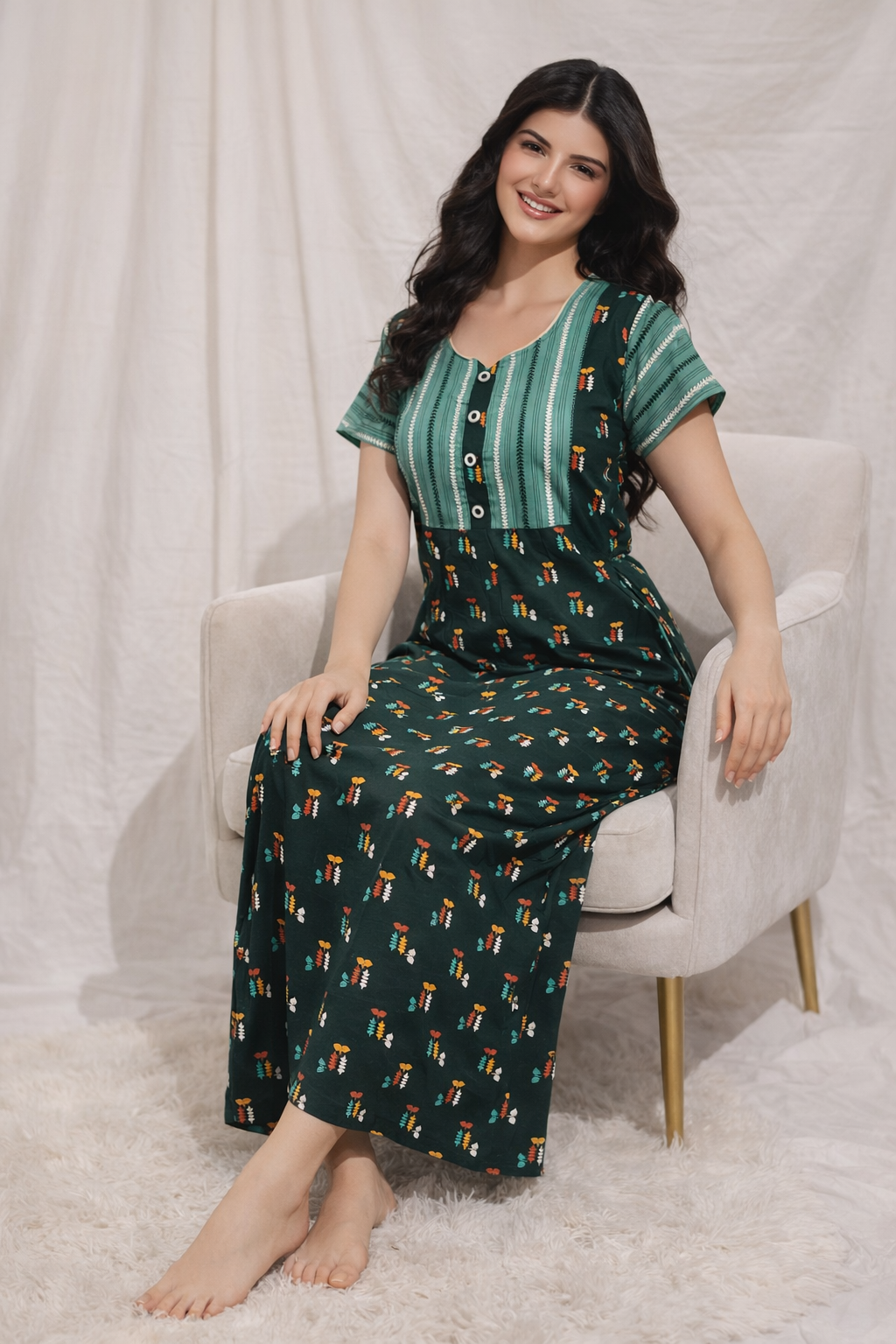 Mix-n-match Cotton nighty