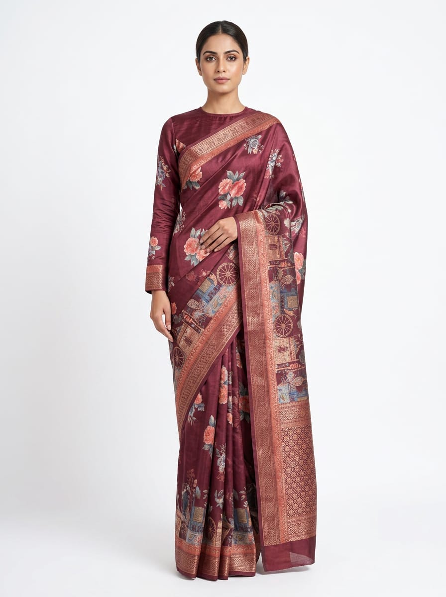 Royal Dola silk saree ready to wear saree