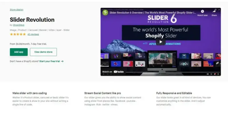Use Slider Revolution to create a coming soon page