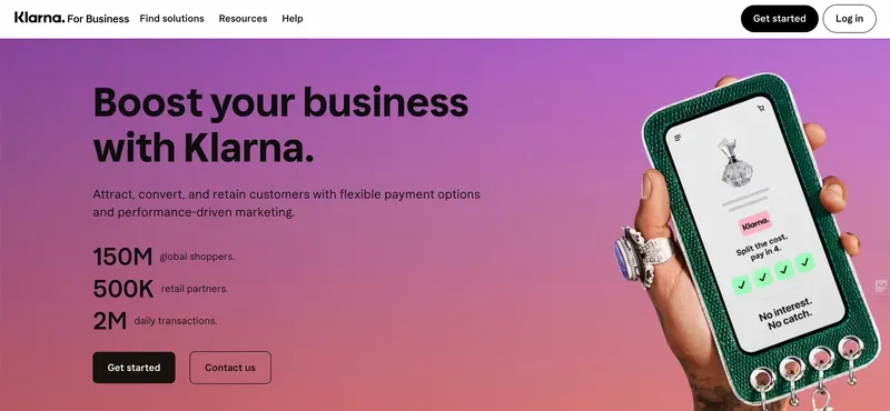 Klarna Website