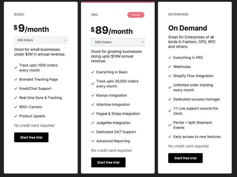 Postship pricing