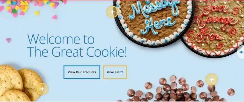 The great cookie landing page