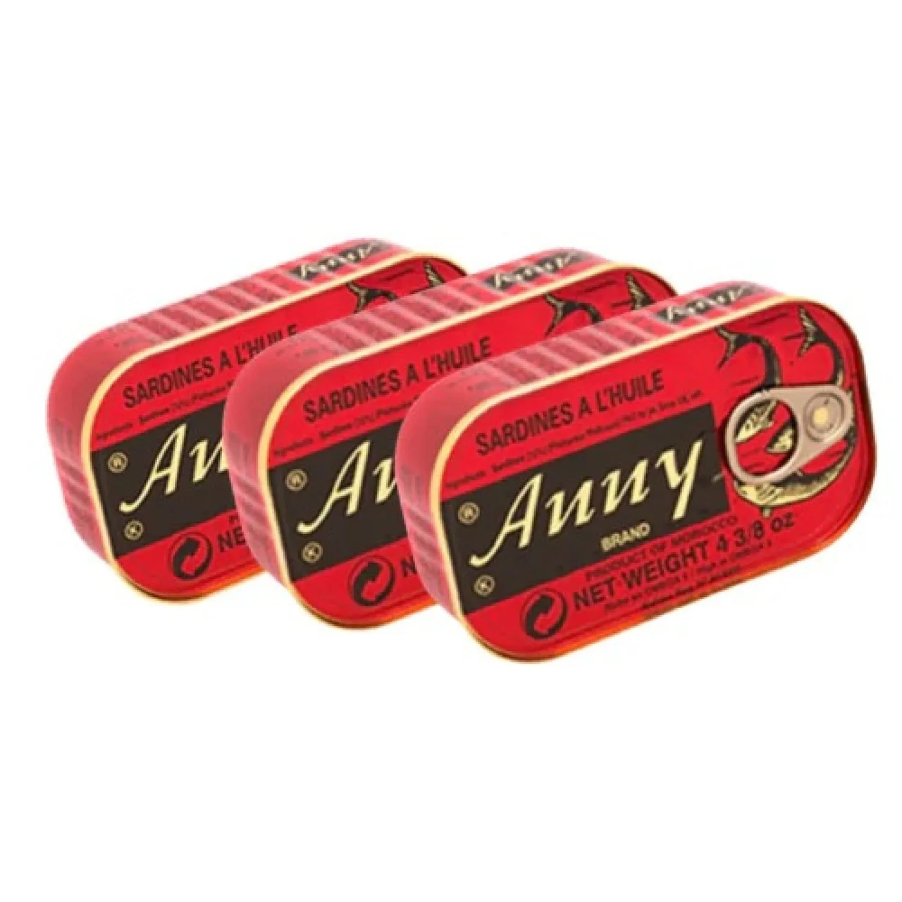Sardines Anny à l’huile végétale 125 g
