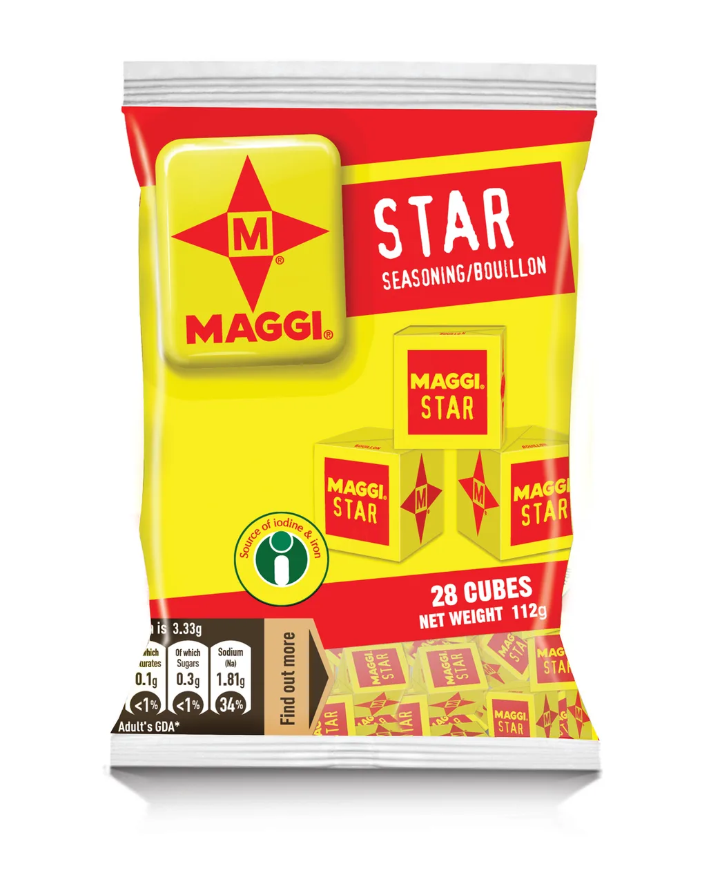 Bouillon Maggi Star, 40 cubes