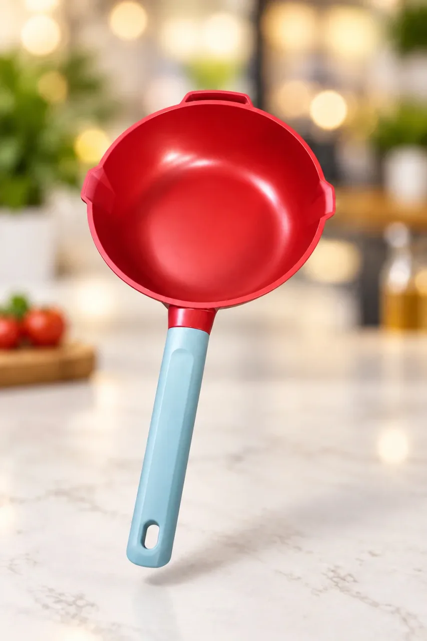 Casserole antiadhésive rouge