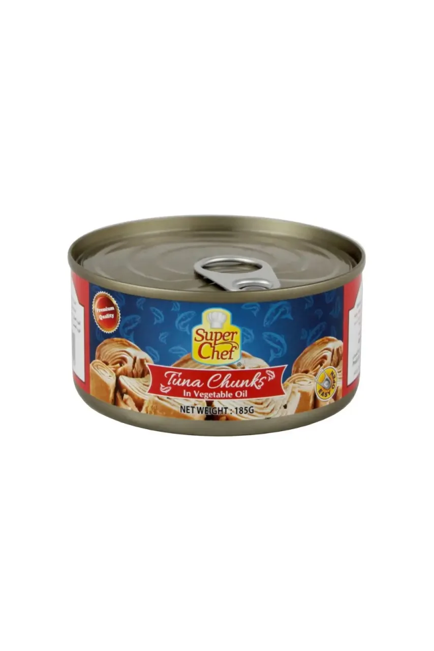 Morceaux de thon à l’huile Super Chef 185 g