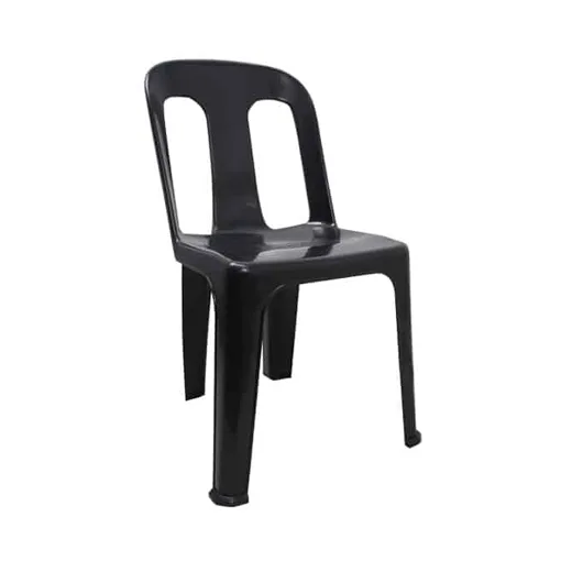 Afri Kerry plastic chair, black