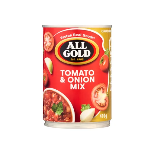 All Gold tomato and onion mix 410 g