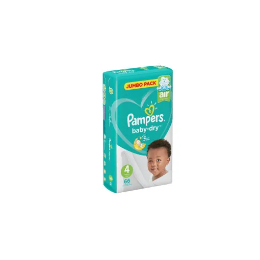 Pampers Active Baby size 4 Maxi nappies, 66