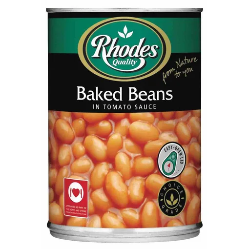 Rhodes Quality baked beans in tomato sauce 410 g