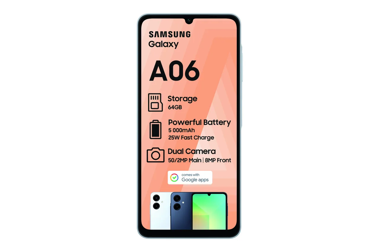 Samsung Galaxy A06 4 GB + 64 GB