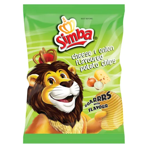 Simba cheese and onion chips 36 g