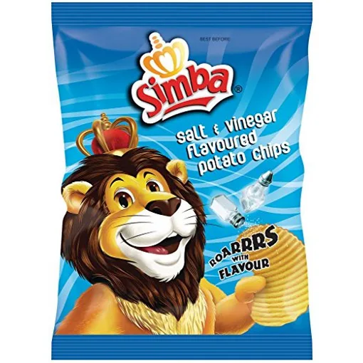 Simba salt and vinegar chips 125 g