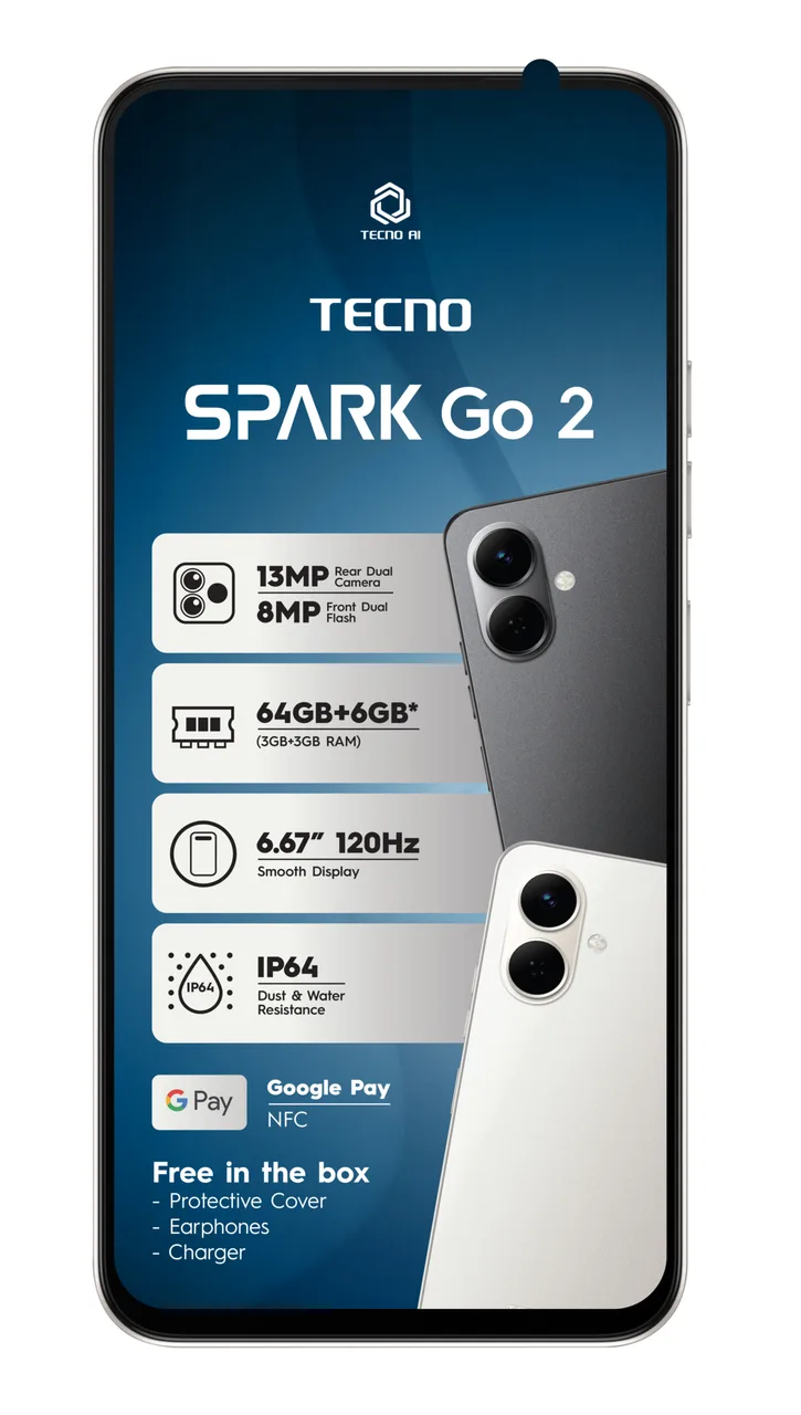 Tecno Spark Go 2 3 GB + 64 GB