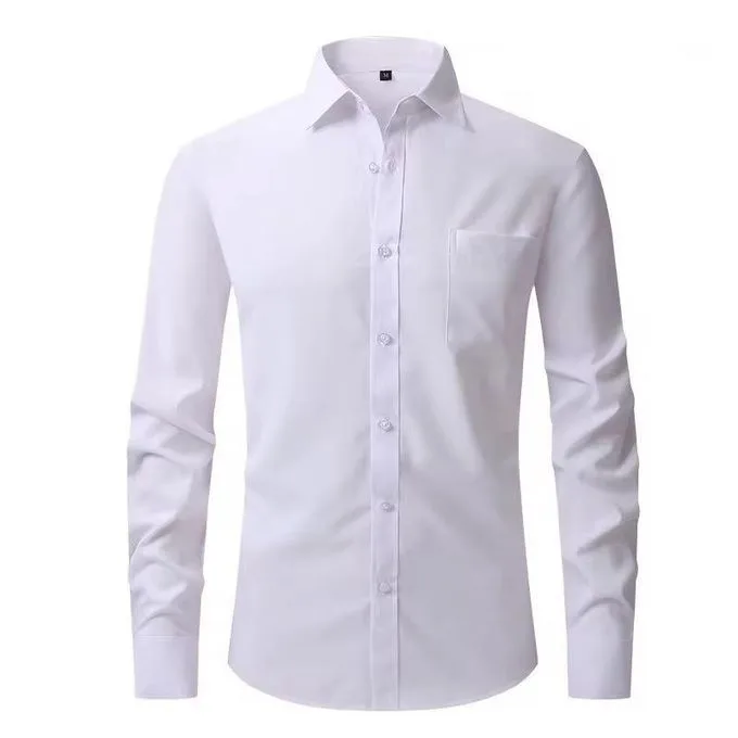 Chemise blanche homme manches longues