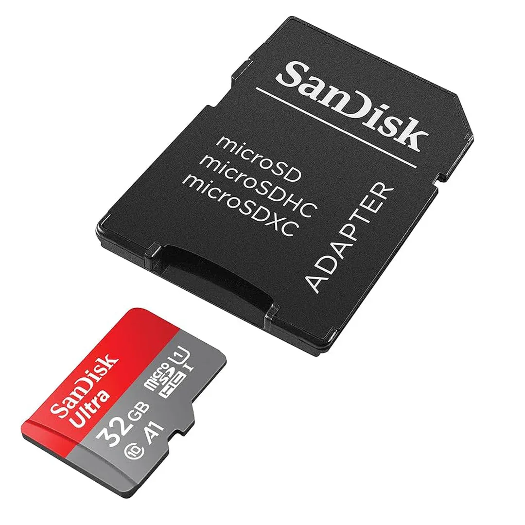 Carte SanDisk Ultra microSDHC A1 32 Go avec adaptateur SD
