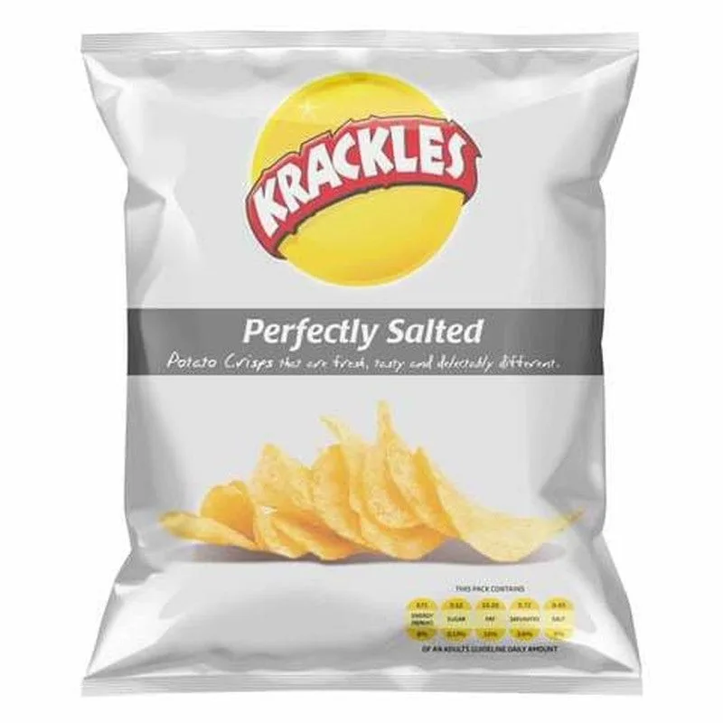 Chips de pommes de terre salées Krackles 125 g