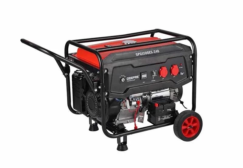 Groupe électrogène à essence Geepas GPG5500 5,5 kW à démarrage électrique