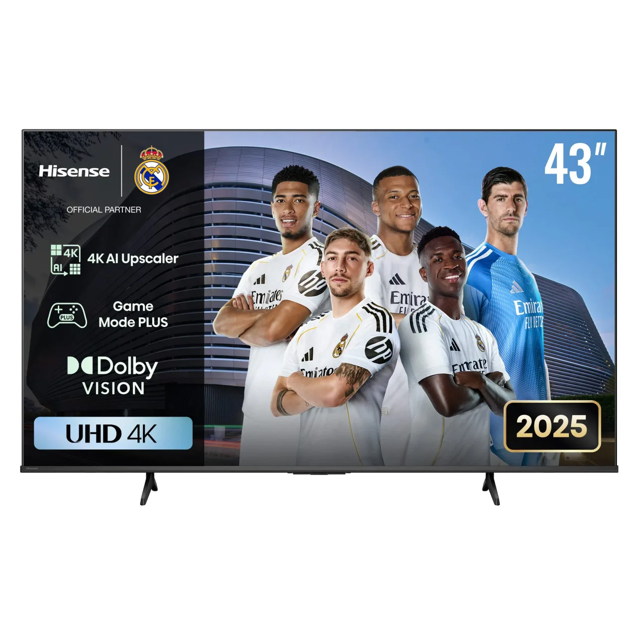Téléviseur connecté Hisense 43 pouces 4K UHD VIDAA, 43A6Q