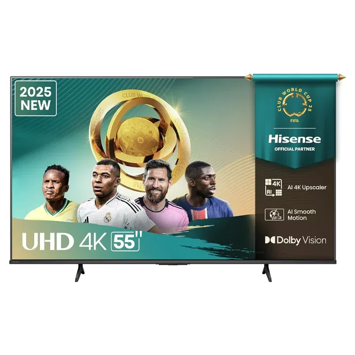 Téléviseur connecté Hisense 55 pouces 4K UHD VIDAA, 55A6Q