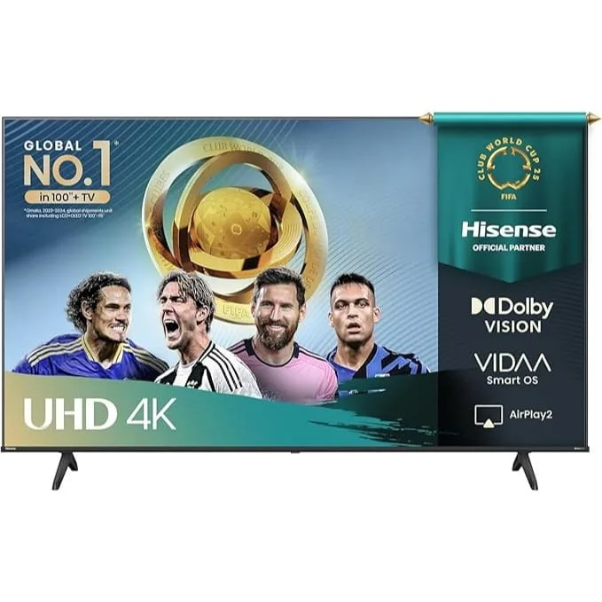 Téléviseur connecté Hisense 65 pouces 4K UHD VIDAA, 65A6Q