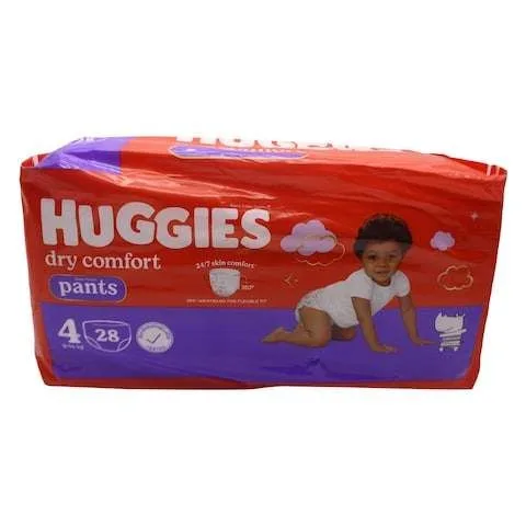 Couches-culottes Huggies Ultra Dry Comfort taille 4, 28 pièces