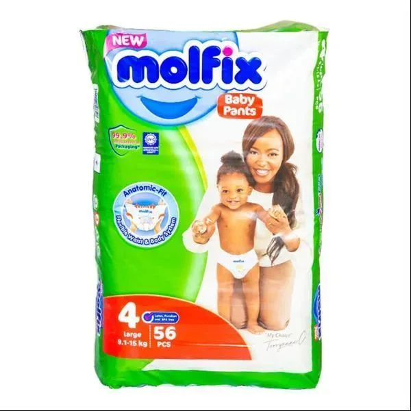 Couches-culottes Molfix jumbo taille 5 XL, 52 pièces