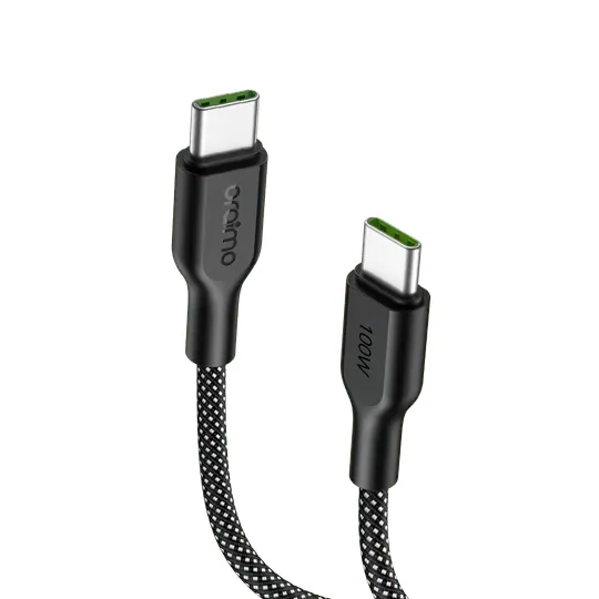 Câble Oraimo BraidLine 100 W USB-C vers USB-C, 1 m