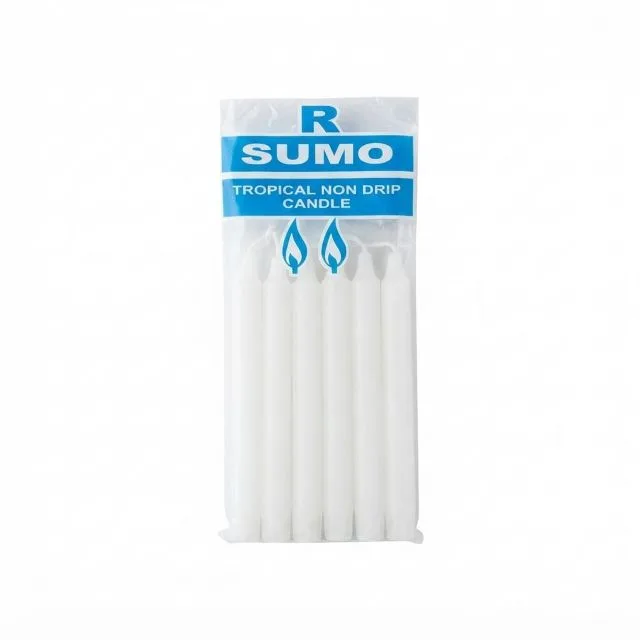 Bougies blanches (8)