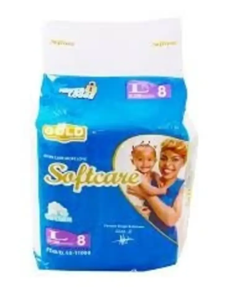Softcare Gold nappies, large (8)