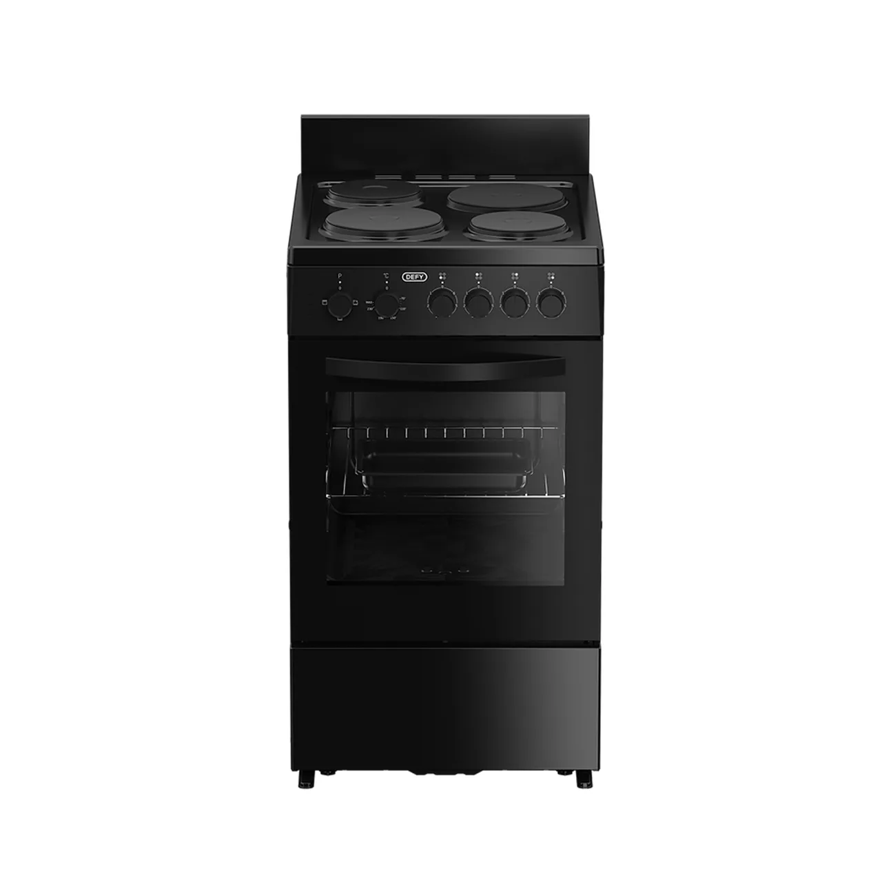 Cuisinière électrique Defy, 4 plaques et four, 50 x 50 cm (DSS554)