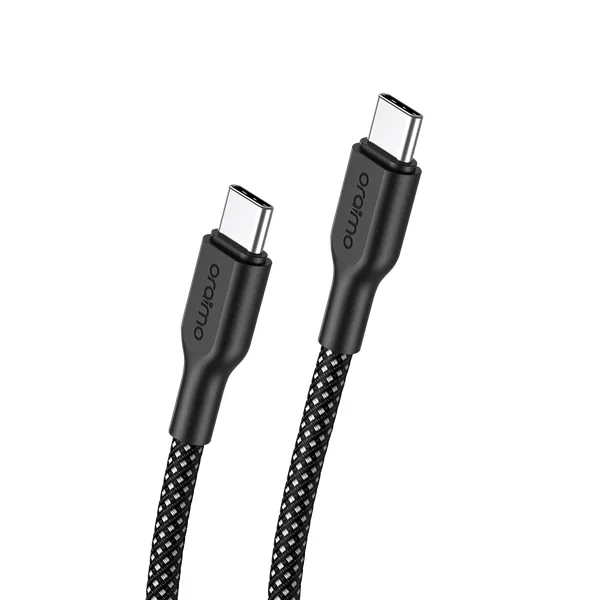 Câble tressé Oraimo USB-C vers USB-C 1 m, 60 W