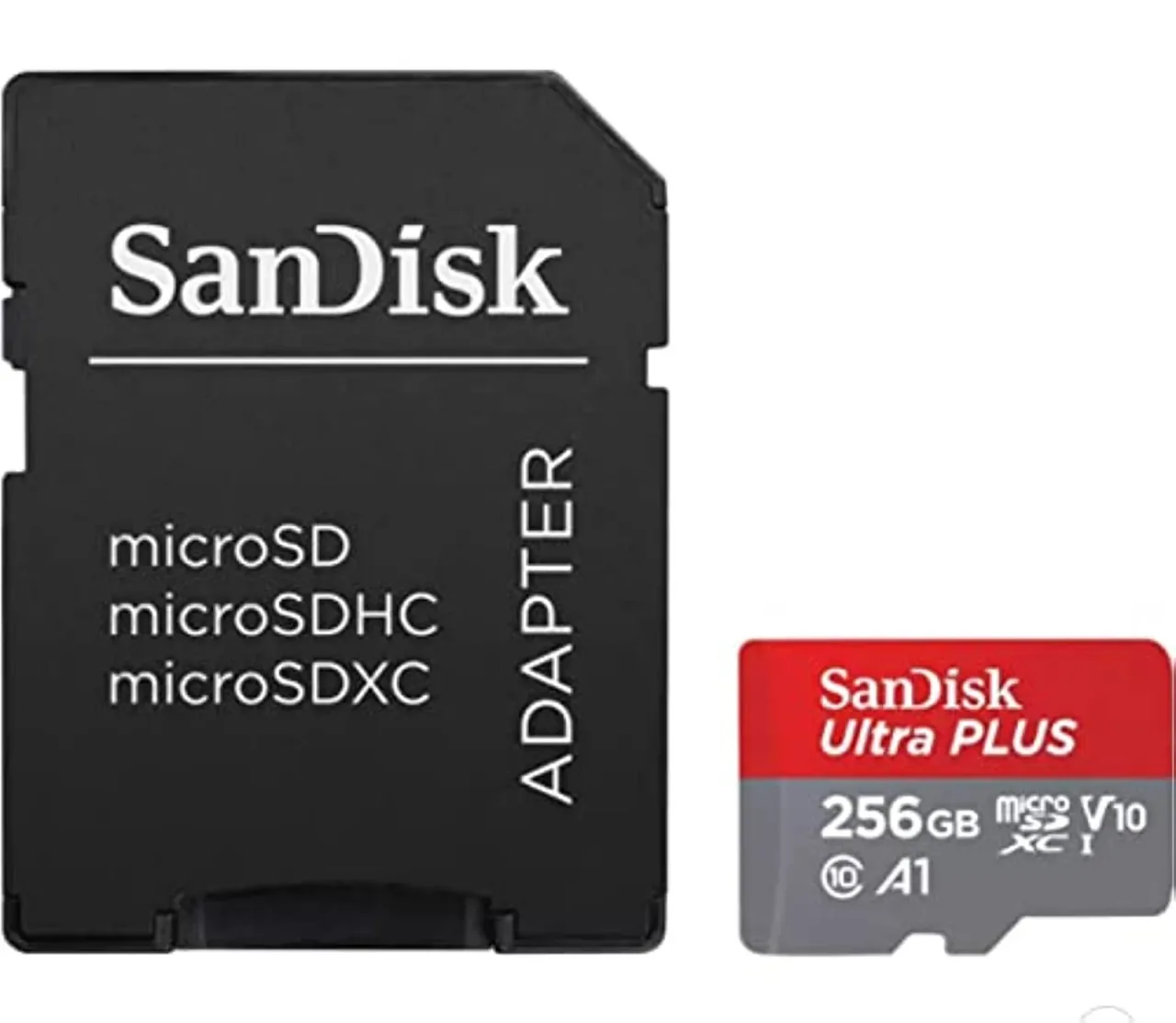 Carte microSDXC SanDisk Ultra Plus 256 Go