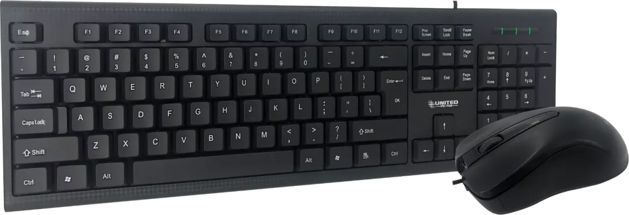 Clavier et souris filaires United PC-Tek UPT-G20