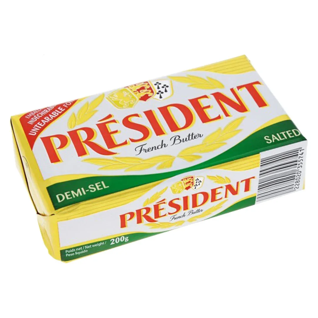 Beurre demi-sel Président 200 g