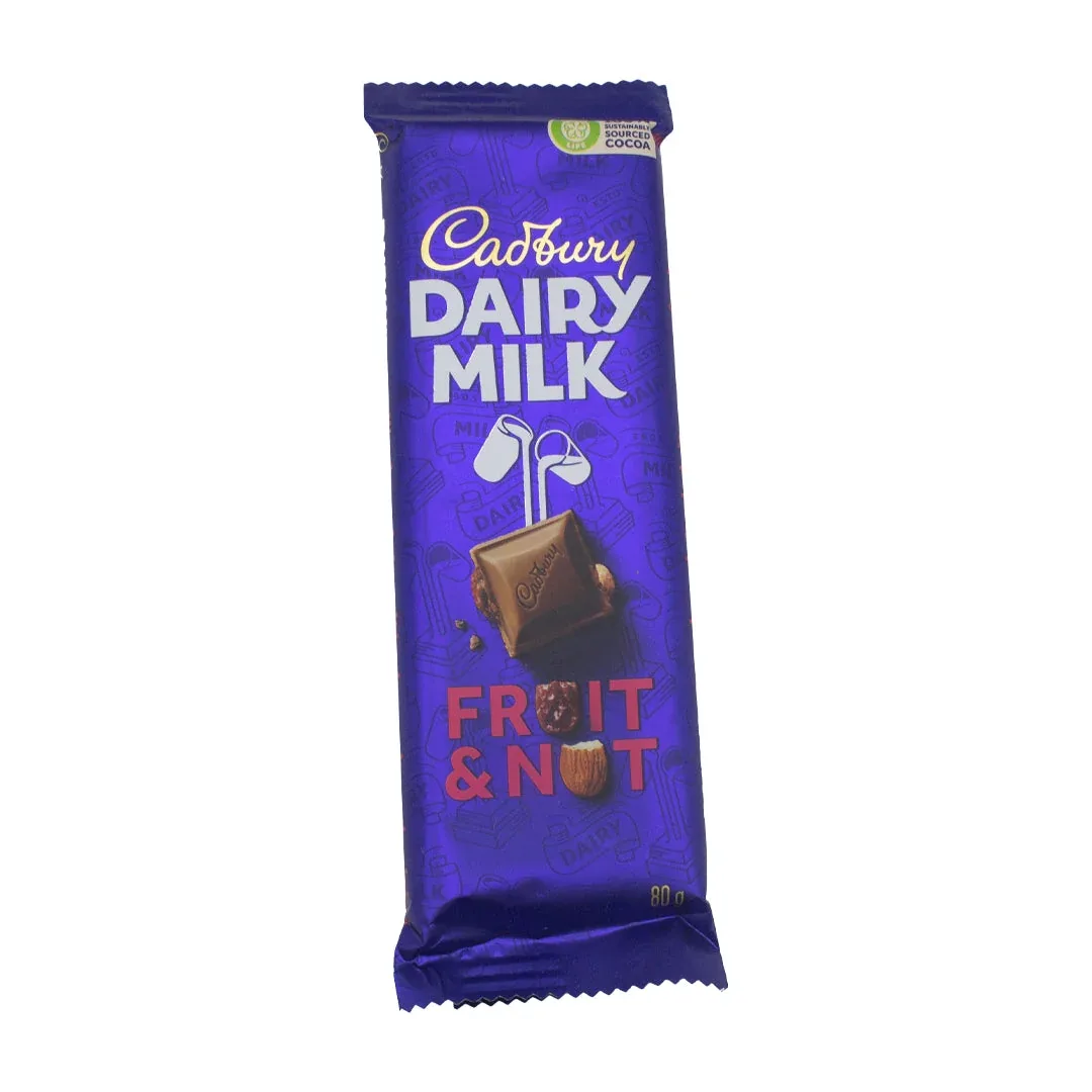 Cadbury Dairy Milk fruits et noix 80 g