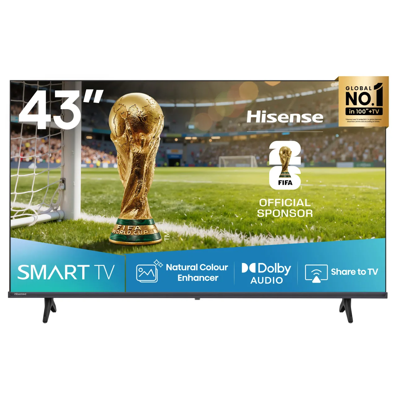 Téléviseur connecté Hisense 43 pouces Full HD 43A4Q (VIDAA)