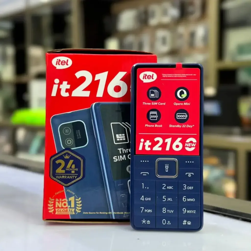 Téléphone à touches itel it2160, trois cartes SIM