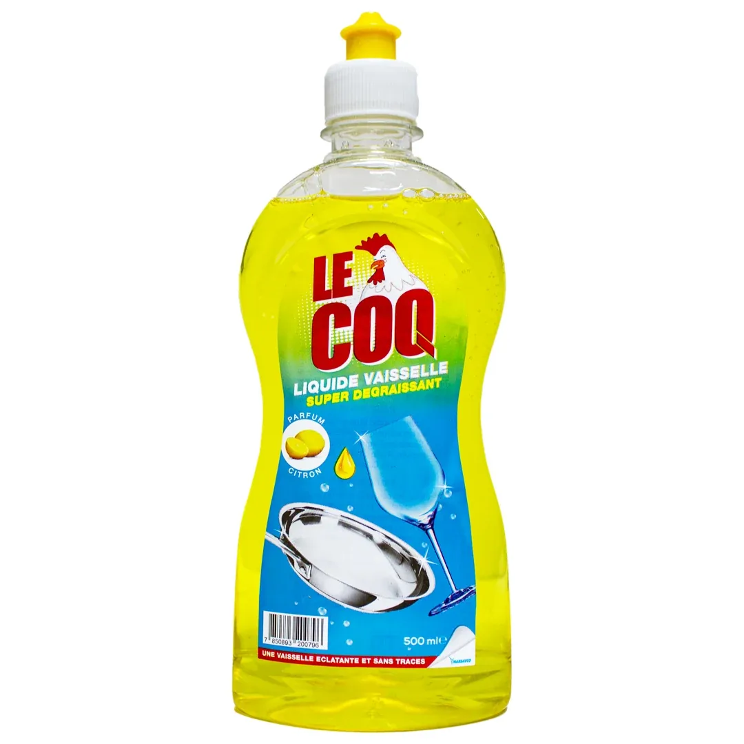 Liquide vaisselle Le Coq citron 500 ml