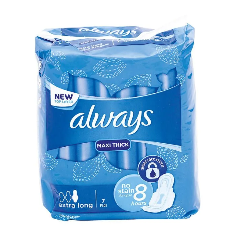 Always Maxi Thick Extra Long pads, 7