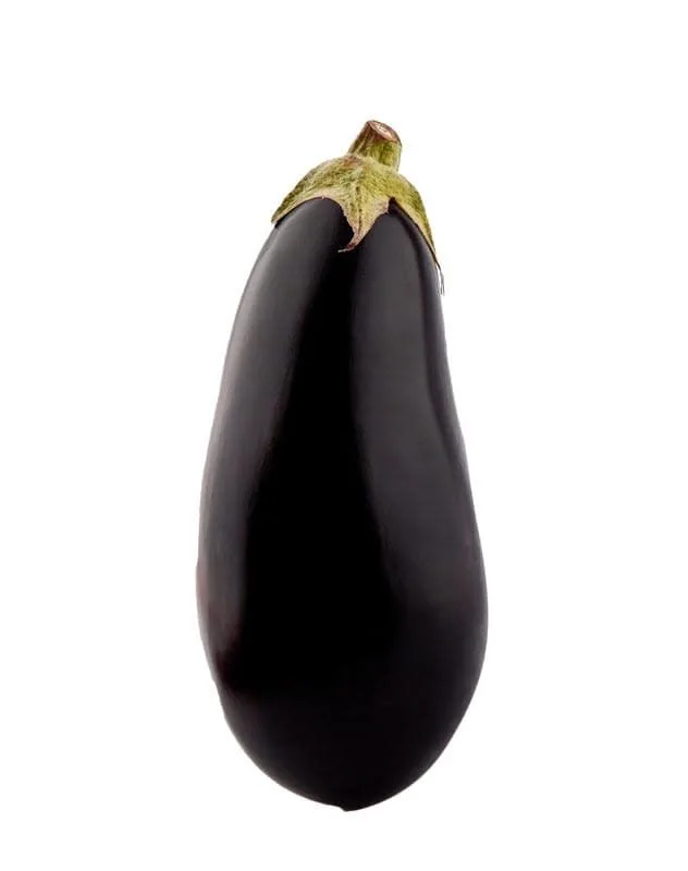 Local purple aubergines, about 1 kg