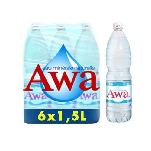 Awa mineral water, 6 x 1.5 litres