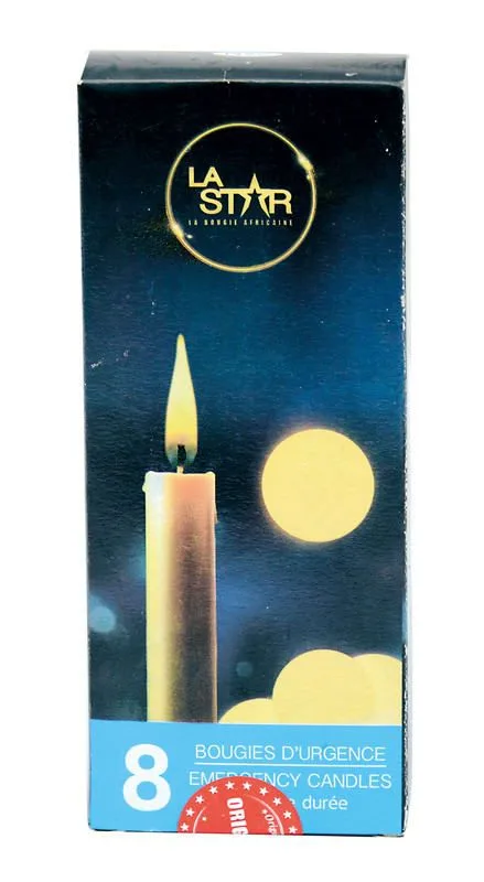 La Star emergency candles, 8 pieces