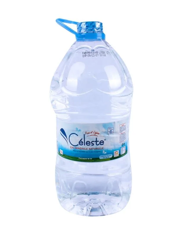 Céleste mineral water, 5 litres