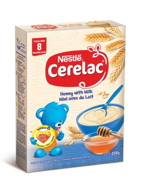 Nestlé Cerelac honey with milk, 250 g