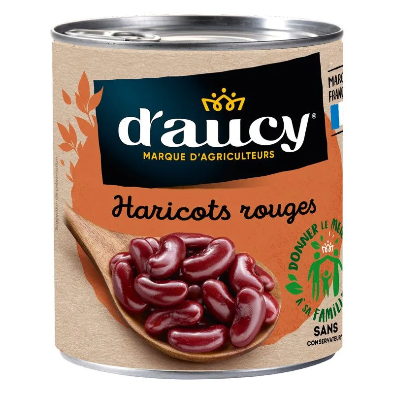D’aucy red kidney beans, 4/4 tin